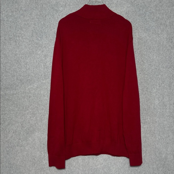 Nautica Mens Red Quarter Button Down Knit Pullover Sweater NWT SZ XL - Picture 5 of 5